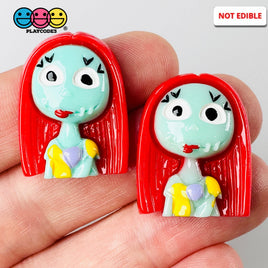 Halloween Character Charm Sally Flat Back Cabochons Decoden Fake Bake 10 Pcs