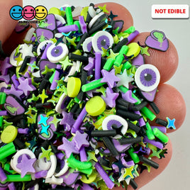 Halloween Galaxy Glitter Purple Eyeball Holiday Confetti Fake Clay Sprinkles Decoden Fimo Jimmies