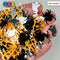 Halloween Ghost Spider Web Orang Black Spooky Glitter Plastic Decoden Table Funfetti
