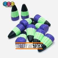 Halloween Holiday Candy Corn 3D Black Purple Green Cabochons Decoden Charm 10 pcs PLAYCODE3 Charm