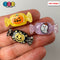 Halloween Holiday Fake Candy Spooky Kawaii Pumpkin Ghost Charm Flat Back Cabochons Decoden Slime