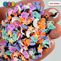 Halloween Holiday Festival Glow In The Dark Ghost Glitter Witch Hat Fake Clay Sprinkles Decoden Fimo