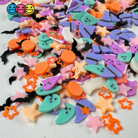 Halloween Holiday Festival Glow In The Dark Ghost Glitter Witch Hat Fake Clay Sprinkles Decoden Fimo