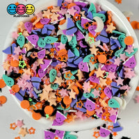 Halloween Holiday Festival Glow In The Dark Ghost Glitter Witch Hat Fake Clay Sprinkles Decoden Fimo