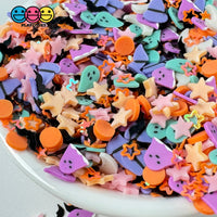 Halloween Holiday Festival Glow In The Dark Ghost Glitter Witch Hat Fake Clay Sprinkles Decoden Fimo