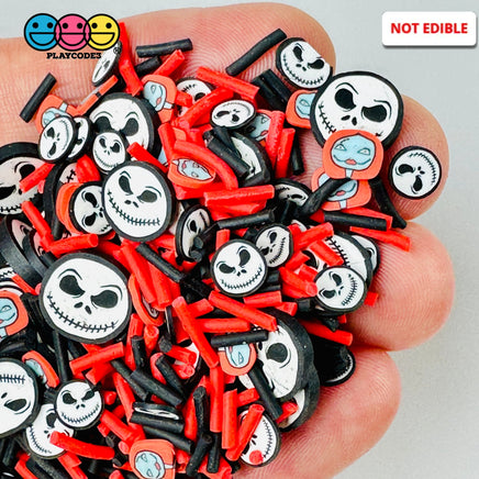 Halloween Holiday Jack Sarah Mixes 5Mm Fake Clay Sprinkles Decoden Fimo Jimmies Sprinkle