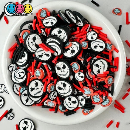 Halloween Holiday Jack Sarah Mixes 5Mm Fake Clay Sprinkles Decoden Fimo Jimmies Sprinkle