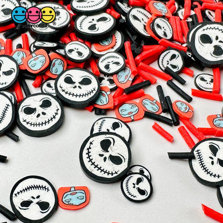 Halloween Holiday Jack Sarah Mixes 5Mm Fake Clay Sprinkles Decoden Fimo Jimmies Sprinkle