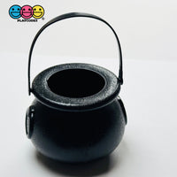 Halloween Holiday Plastic light weight Witches Pot Cauldron with Handle Cabochons Decoden Charm 3 pcs Charm