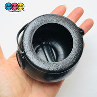 Halloween Holiday Plastic light weight Witches Pot Cauldron with Handle Cabochons Decoden Charm 3 pcs Charm