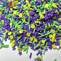 Halloween Holiday Purple Green Multicolor Fake Clay Sprinkles Decoden Fimo Jimmies Playcode3 Llc