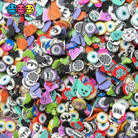 Halloween Holiday Spooky Ghost Spider Web Pumpkin Mixes 5Mm Fake Clay Sprinkles Decoden Fimo Jimmies