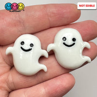 Halloween Holiday White Ghost Spooky Flatback Cabochons Decoden Charm 10 Pcs Playcode3 Llc