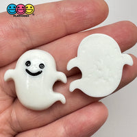 Halloween Holiday White Ghost Spooky Flatback Cabochons Decoden Charm 10 Pcs Playcode3 Llc