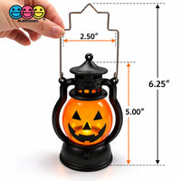 Halloween Jack O Lantern Light Up Lantern with Handle Fall Decoration - Fake Food
