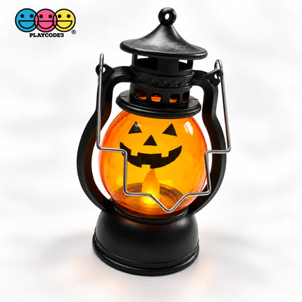 Halloween Jack O Lantern Light Up Lantern with Handle Fall Decoration - Fake Food