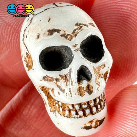 Halloween Miniature Skull Head Ghost Tree Haunted House 3D Holiday 4Pcs Cabochons Decoden Charm 10