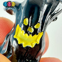 Halloween Miniature Skull Head Ghost Tree Haunted House 3D Holiday 4Pcs Cabochons Decoden Charm 10