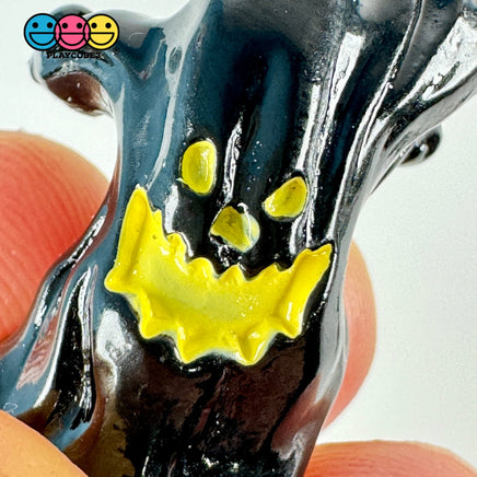 Halloween Miniature Skull Head Ghost Tree Haunted House 3D Holiday 4Pcs Cabochons Decoden Charm 10
