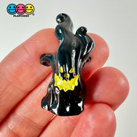 Halloween Miniature Skull Head Ghost Tree Haunted House 3D Holiday 4Pcs Cabochons Decoden Charm 10