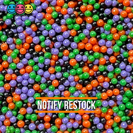 Halloween Mix Nonpareil Glass 1.9Mm Beads Caviar Faux Sprinkles Decoden Fake 20 Grams Bead