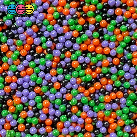 Halloween Mix Nonpareil Glass 1.9Mm Beads Caviar Faux Sprinkles Decoden Fake 20 Grams Bead