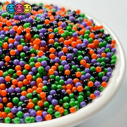 Halloween Mix Nonpareil Glass 1.9Mm Beads Caviar Faux Sprinkles Decoden Fake Bead