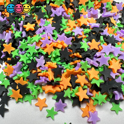 Halloween Multicolor Stars Fake Clay Sprinkles Decoden Fimo Jimmies Sprinkle
