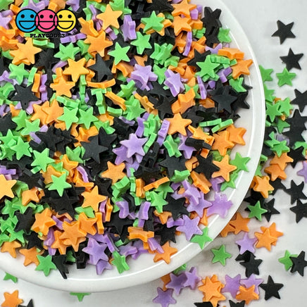 Halloween Multicolor Stars Fake Clay Sprinkles Decoden Fimo Jimmies Sprinkle