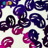 Halloween Purple Jack-O-Lanterns Pumpkin Spooky Glitter Plastic Decoden Table Funfetti Playcode3 Llc