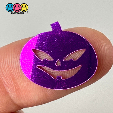 Halloween Purple Jack-O-Lanterns Pumpkin Spooky Glitter Plastic Decoden Table Funfetti Playcode3 Llc