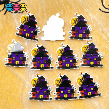 Halloween Theme Planars Jack-O-Lantern Witch Hat Haunted House Decoden 10Pcs Haunted House Planar