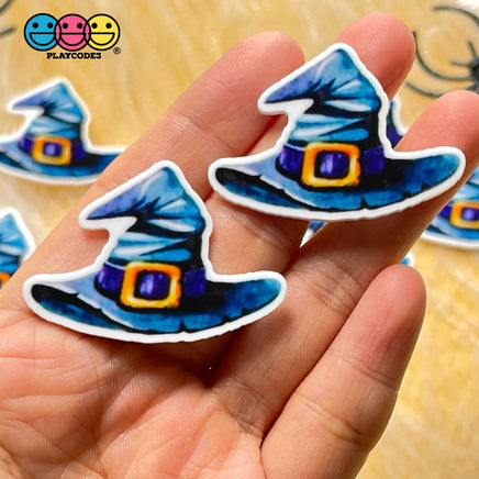 Halloween Theme Planars Jack-O-Lantern Witch Hat Haunted House Decoden 10Pcs Planar