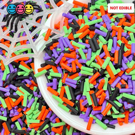Polymer Clay Fake Sprinkles Halloween Trick Or Treat Holiday Decoden Funfetti Sprinkle