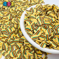Hamburger Fimo Slices Fake Clay Sprinkles Hamburgers Decoden Jimmies Funfetti 5/10Mm Sprinkle
