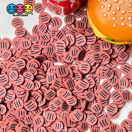 Hamburger Fimo Slices Polymer Clay Fake Sprinkles Fast Food Burger Funfetti Confetti 10/5 Mm
