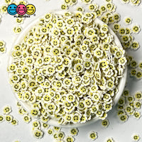 Happy Face Flower Fimo Slices Fake Clay Sprinkles Decoden Jimmies Sprinkle
