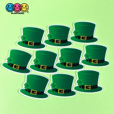 Happy Saint Patricks Day Leprechaun Hat Planar Flatback Cabochon