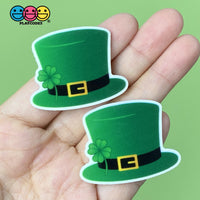 Happy Saint Patricks Day Leprechaun Hat Planar Flatback Cabochon