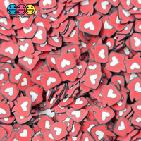 Heart Comic Book Speech Bubble Fimo Faux Sprinkle Mix Valentines Day Fake Bake Funfetti 20 Grams