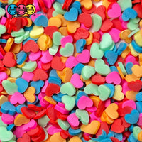 Heart Shape Fimo Rainbow Fake Clay Sprinkles Decoden Jimmies Funfetti 10 Grams Sprinkle