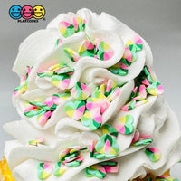 Heart Shape Spring Summer Flower Multi Color Mixes St Patrick Garden Fake Clay Sprinkles Decoden