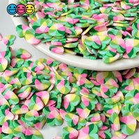 Heart Shape Spring Summer Flower Multi Color Mixes St Patrick Garden Fake Clay Sprinkles Decoden