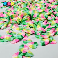 Heart Shape Spring Summer Flower Multi Color Mixes St Patrick Garden Fake Clay Sprinkles Decoden