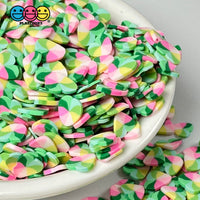 Heart Shape Spring Summer Flower Multi Color Mixes St Patrick Garden Fake Clay Sprinkles Decoden