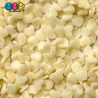 Hearts Glow-In-The-Dark Fimo Slices Fake Sprinkles Valentines Day Heart Shaped Decoden Funfetti