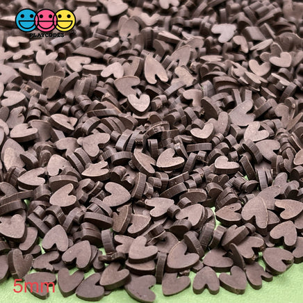 Hearts Valentines Day Heart Clay Sprinkles Decoden 20 Grams / Chocolate Sprinkle