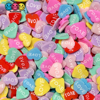 Hearts With Love Fake Sprinkles Fimo Mixed Colors Bake Confetti Valentines Funfetti 20 Grams