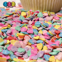 Hearts With Love Fake Sprinkles Fimo Mixed Colors Bake Confetti Valentines Funfetti Sprinkle