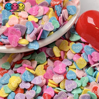 Hearts With Love Fake Sprinkles Fimo Mixed Colors Bake Confetti Valentines Funfetti Sprinkle